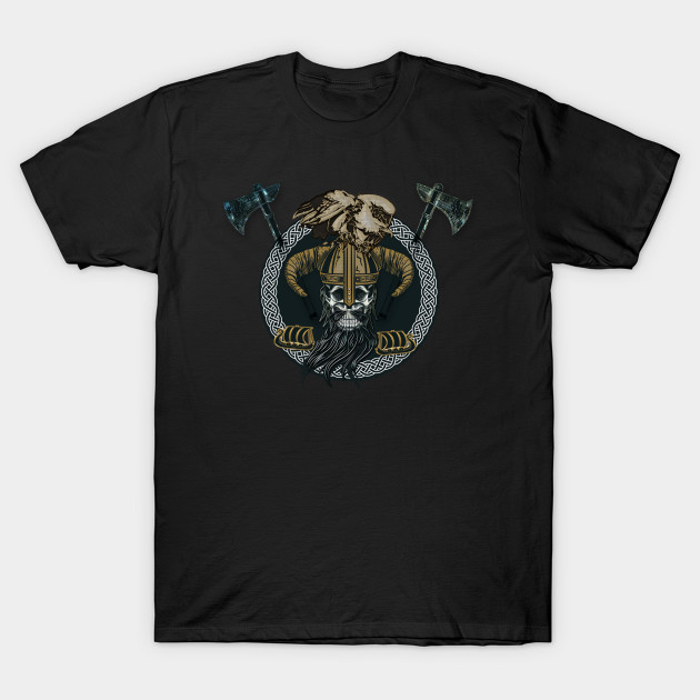 Awesome viking skull with eagle by Nicky2342